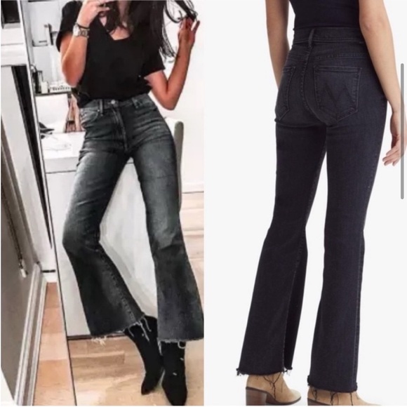 Mother “The Weekender Fray” in night shadow wash women’s size 30 - Picture 2 of 8